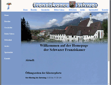 Tablet Screenshot of franziskaner-schwaz.at
